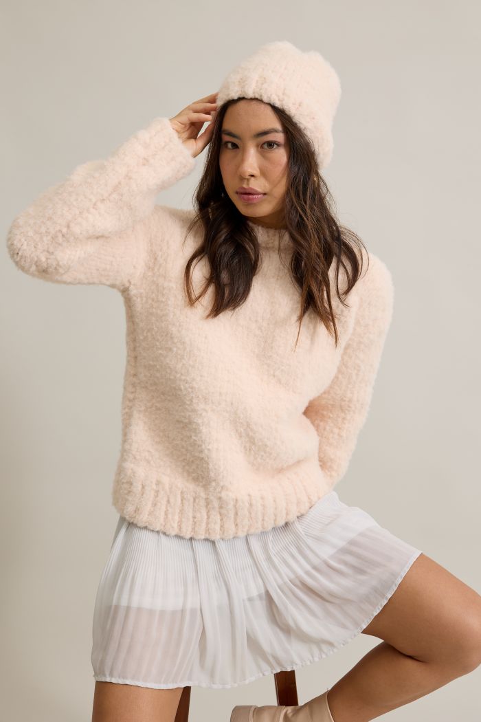 Blusa e gorro Chantilly